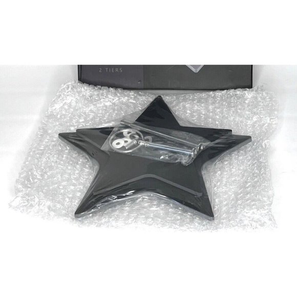 Cake Stand 2-Tier Cupcake Star Dessert Wedding Event Party Display Tower Plate - Picture 4 of 4